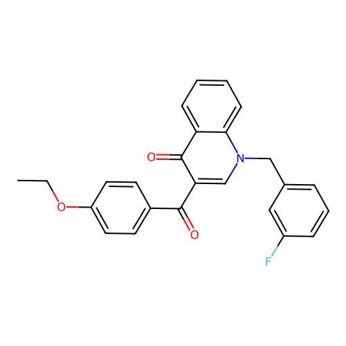 3-(4-Ethoxybenzoyl)-1-[(3-fluorophenyl)methyl]-1,4-dihydroquinolin-4-one structure