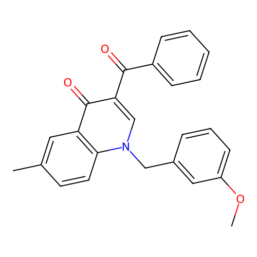 3-Benzoyl-1-[(3-methoxyphenyl)methyl]-6-methyl-1,4-dihydroquinolin-4-one structure