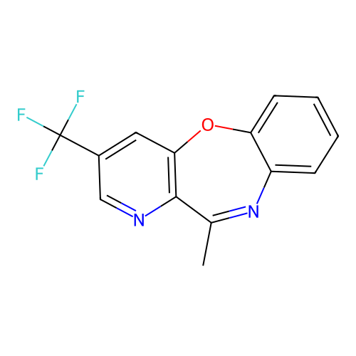 11-Methyl-3-(trifluoromethyl)pyrido[3,2-b][1,5]benzoxazepine structure