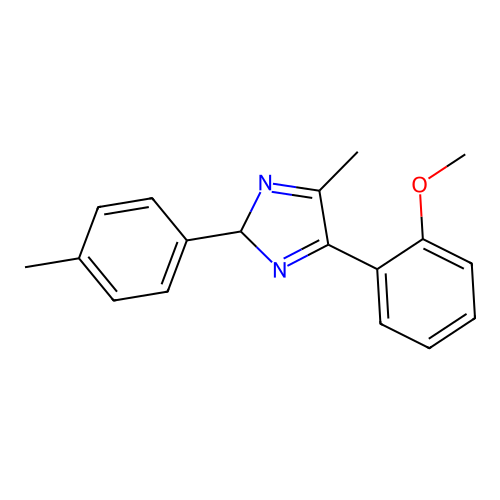 4-(2-methoxyphenyl)-5-methyl-2-(4-methylphenyl)-2H-imidazole structure