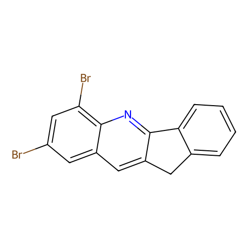 6,8-dibromo-11H-indeno[1,2-b]quinoline structure