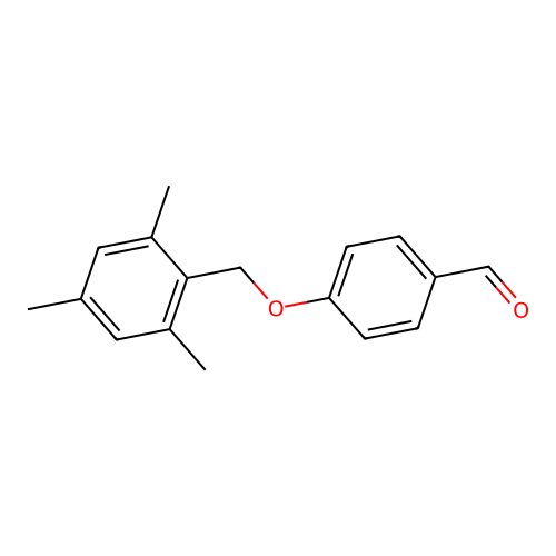 4-[(2,4,6-Trimethylphenyl)methoxy]benzaldehyde structure