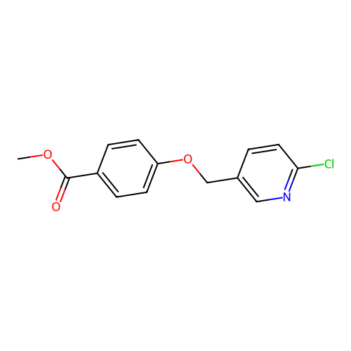 Methyl 4-[(6-chloropyridin-3-yl)methoxy]benzoate structure