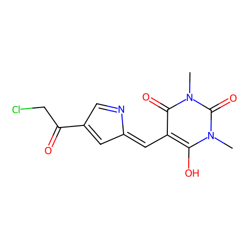 C13H12ClN3O4 structure