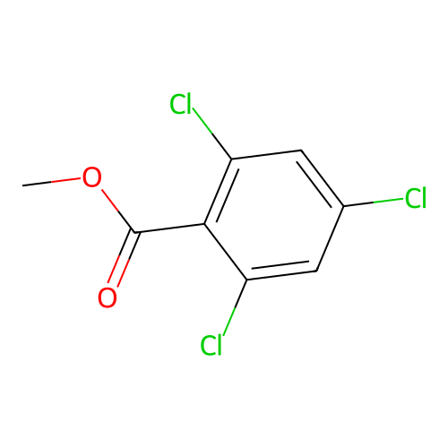 Methyl 2,4,6-trichlorobenzoate structure