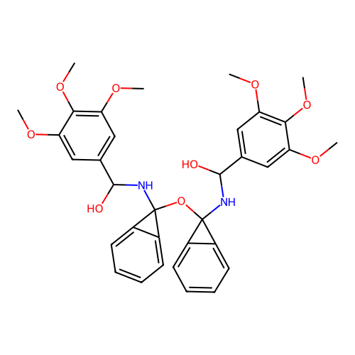 Benzamide, N,N'-(oxybis(2,1-phenylenemethylene))bis(3,4,5-trimethoxy- structure