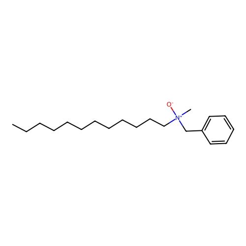 Benzyl-dodecyl-methyl-oxido-azanium structure
