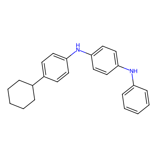 N-(4-Cyclohexylphenyl)-N'-phenylbenzene-1,4-diamine structure