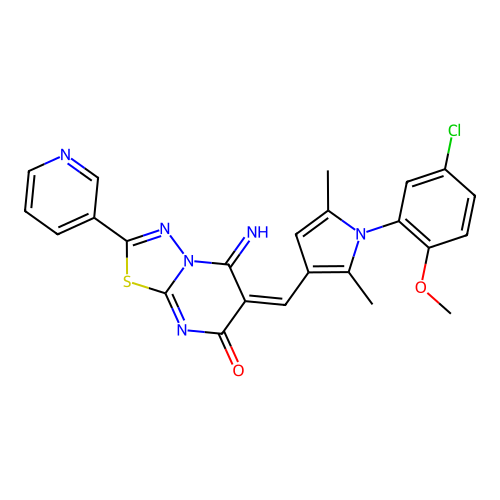 C24H19ClN6O2S structure