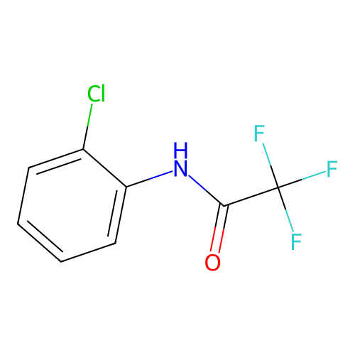 N-(2-chlorophenyl)-2,2,2-trifluoroacetamide structure