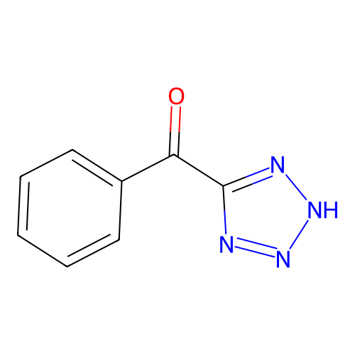 5-benzoyl-2H-1,2,3,4-tetrazole structure