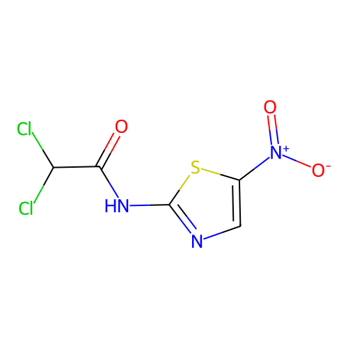 2,2-二氯-N-(5-硝基-1,3-噻唑-2-基)乙酰胺 structure