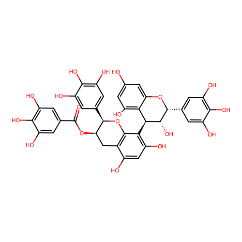 epigallocatechin-(4beta->8)-epigallocatechin-3-O-gallate structure