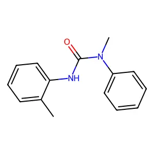 Urea, N-methyl-N'-(2-methylphenyl)-N-phenyl- structure