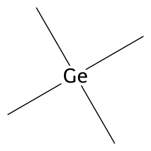 四甲基锗 structure