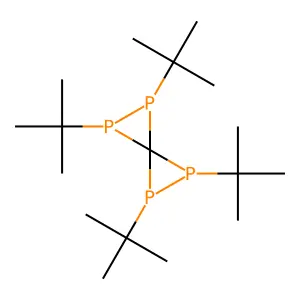 1,2,4,5-Tetraphosphaspiro(2.2)pentane, 1,2,4,5-tetrakis(1,1-dimethylethyl)- structure