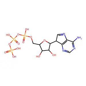 9-脱氮腺苷三磷酸 structure