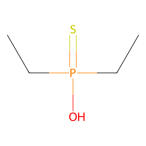 Phosphinothioic acid, diethyl- structure
