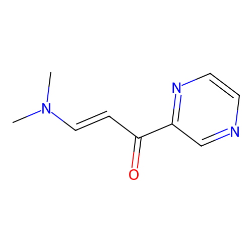 3-(Dimethylamino)-1-(2-pyrazinyl)-2-propen-1-one structure