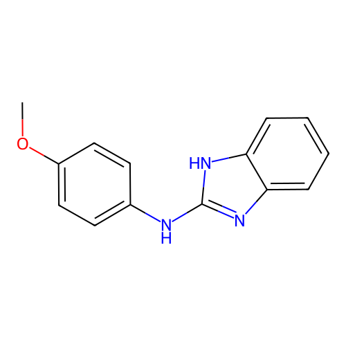 N-(4-methoxyphenyl)-1H-benzo[d]imidazol-2-amine structure