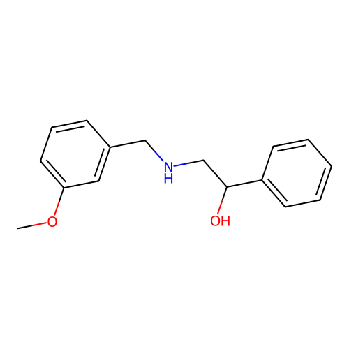 2-[(3-Methoxybenzyl)amino]-1-phenylethanol structure