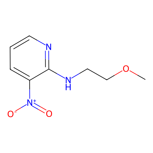 N-(2-methoxyethyl)-3-nitropyridin-2-amine structure