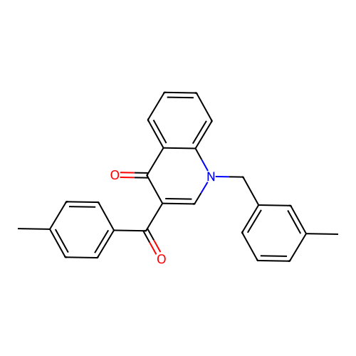 3-(4-Methylbenzoyl)-1-[(3-methylphenyl)methyl]-1,4-dihydroquinolin-4-one structure