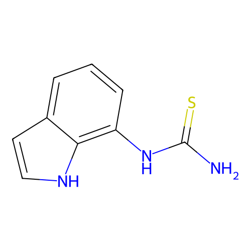 1H-indol-7-ylthiourea structure