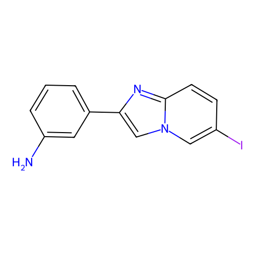 3-(6-Iodoimidazo[1,2-a]pyridin-2-yl)aniline structure