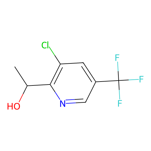 1-[3-Chloro-5-(trifluoromethyl)-2-pyridinyl]-1-ethanol structure
