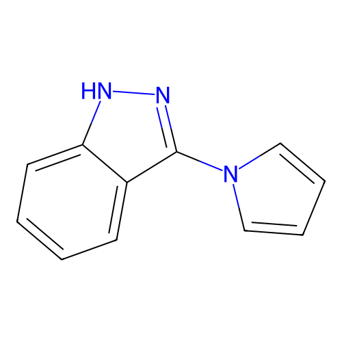 3-(1H-pyrrol-1-yl)-1H-indazole structure