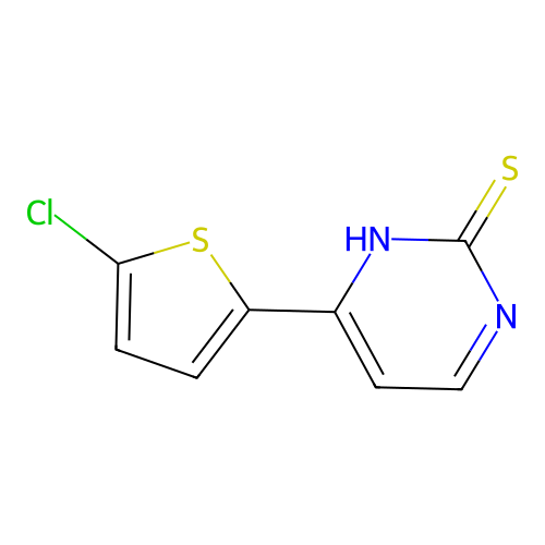 4-(5-Chloro-2-thienyl)-2-pyrimidinethiol structure