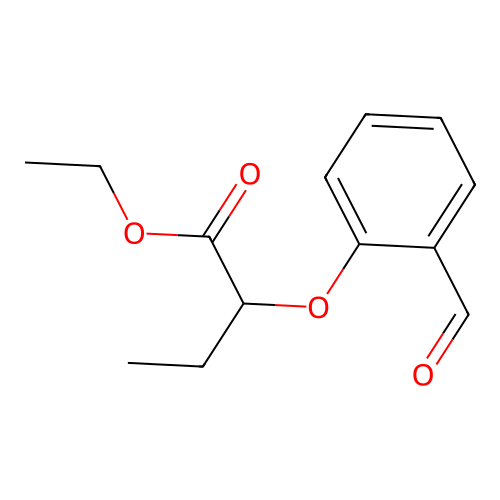 Ethyl 2-(2-formylphenoxy)butanoate structure