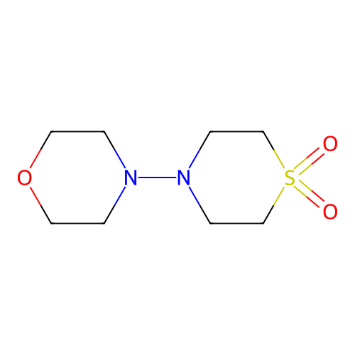 4-Morpholino-1lambda~6~,4-thiazinane-1,1-dione structure