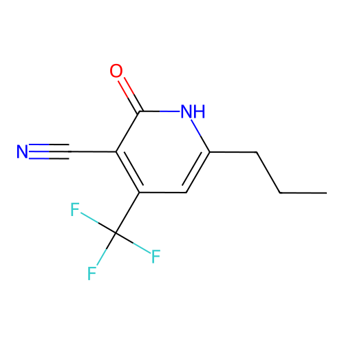 2-Hydroxy-6-propyl-4-(trifluoromethyl)nicotinonitrile structure