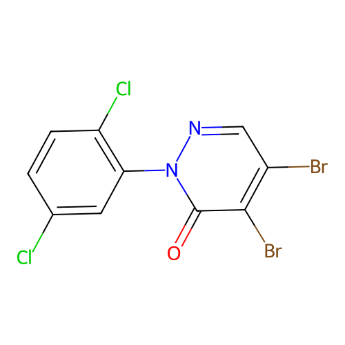 4,5-Dibromo-2-(2,5-dichlorophenyl)pyridazin-3-one structure