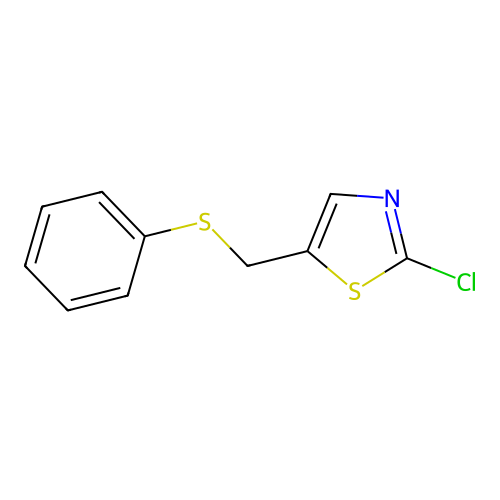 2-Chloro-5-[(phenylsulfanyl)methyl]-1,3-thiazole structure