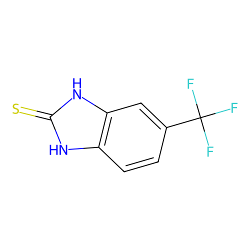 5-(trifluoromethyl)-1H-benzo[d]imidazole-2-thiol structure
