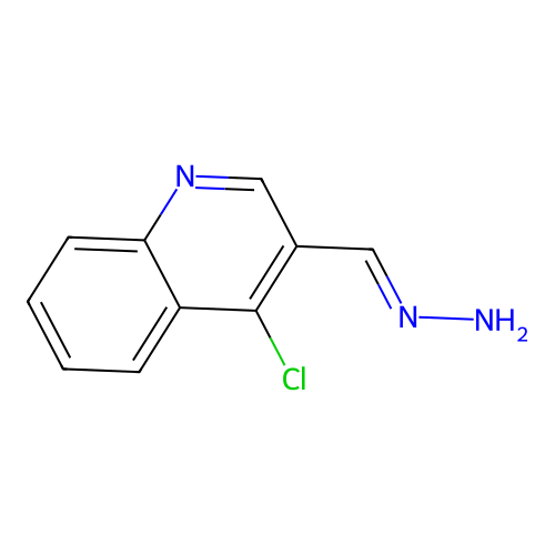 (4-Chloroquinolin-3-yl)methylidenehydrazine structure