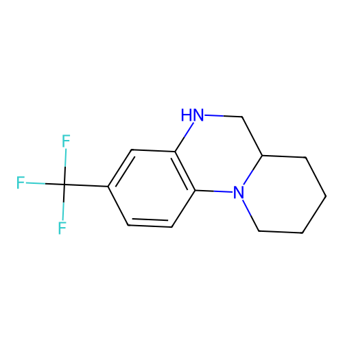3-(trifluoromethyl)-6,6a,7,8,9,10-hexahydro-5H-pyrido[1,2-a]quinoxaline structure