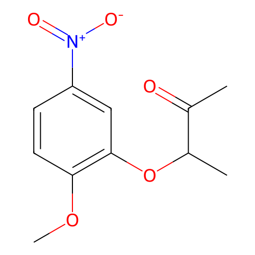 3-(2-Methoxy-5-nitrophenoxy)butan-2-one structure