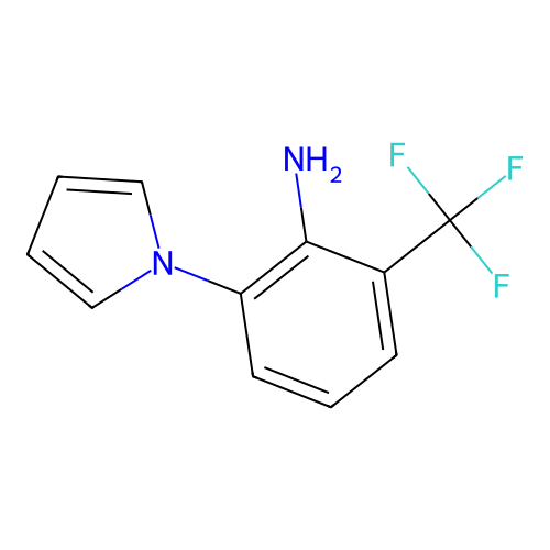 2-(1H-pyrrol-1-yl)-6-(trifluoromethyl)aniline structure