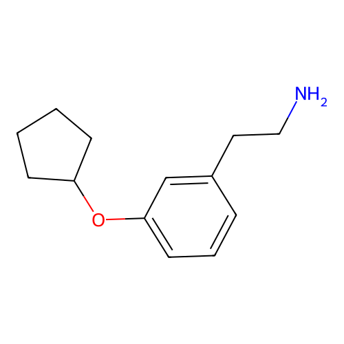 3-(Cyclopentyloxy)phenethylamine structure