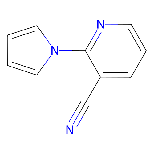2-(1H-pyrrol-1-yl)nicotinonitrile structure
