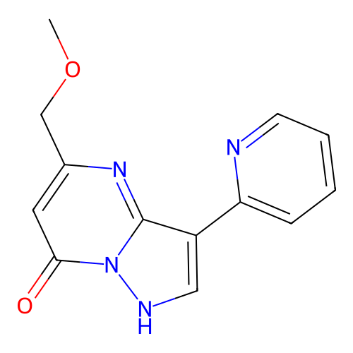5-(Methoxymethyl)-3-(2-pyridinyl)pyrazolo[1,5-a]pyrimidin-7-ol structure