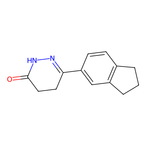 6-(2,3-dihydro-1H-inden-5-yl)-2,3,4,5-tetrahydropyridazin-3-one structure
