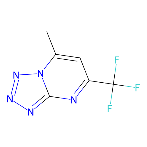 7-Methyl-5-(trifluoromethyl)tetrazolo[1,5-a]pyrimidine structure