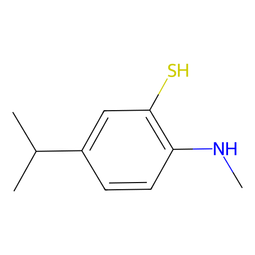 2-(甲氨基)-5-异丙基苯硫醇 structure