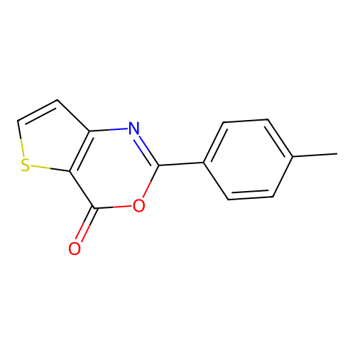 2-(4-methylphenyl)-4H-thieno[3,2-d][1,3]oxazin-4-one structure
