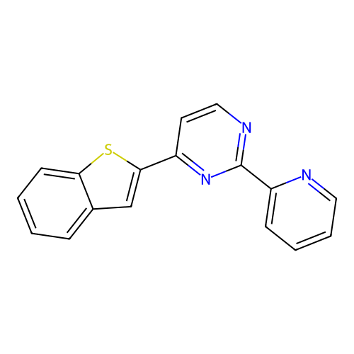 4-(1-Benzothiophen-2-yl)-2-(2-pyridinyl)pyrimidine structure